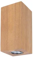 Lampy ścienne - Spotlight Ekologiczna LAMPA ścienna WOODDREAM 2571274 drewniana OPRAWA skandynawski kinkiet kostka cube dąb olejowany - miniaturka - grafika 1