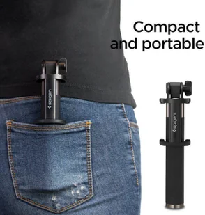 Spigen SPIGEN S530W WIRELESS SELFIE STICK BLACK fd-9045-0 - Selfie stick - miniaturka - grafika 2