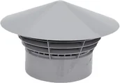 Akcesoria do wentylacji i klimatyzacji - Kominek, Wywiewka 110 Szara Montowana Do Kielicha - miniaturka - grafika 1