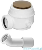 Syfony - Omnires Syfon złoto brodzikowo-wannowy do brodzików z otworem 50 mm i wanien bez przelewu WB01XZL - miniaturka - grafika 1