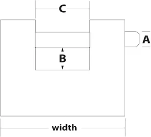 VSA Van Spijk Master Lock Kłódka wzmocniona, hartowana stal, 90 mm, 690EURD - Zamki i wkładki - miniaturka - grafika 3