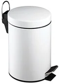 Koszyki łazienkowe - Premier housewares kosz na śmieci z pedałem, 3 L, biały 0506422 - miniaturka - grafika 1