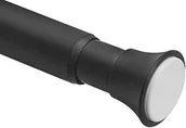 Zasłony - AmazonBasics Karnisz  Tension Shower Doorway, 91,4 - 137,1 cm, czarny - miniaturka - grafika 1