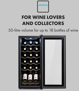 Klarstein HEA-Shiraz 18 slim - Chłodziarki do wina - miniaturka - grafika 6