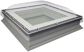 Okna - Fakro Okno do płaskiego dachu DXC-M P2 nieotwierane z matową kopułą - miniaturka - grafika 1