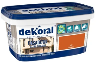 Dekoral Farba emulsyjna POLINIT rudy pojemno$146$147 1 l WREMPTRU-1 - Farby wewnętrzne - miniaturka - grafika 2