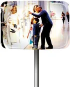 Wyposażenie miejsc publicznych - Lustro sklepowe prostokątne - miniaturka - grafika 1