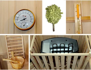 HOME & GARDEN Sauna fińska z piecem EA3 425064 - Sauny - miniaturka - grafika 4