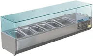 Szafy i witryny chłodnicze - Polar Refrigeration Nadstawa chłodnicza 5 x 1/3 GN i 1 x 1/2 GN | 1500x395x(H)435mm GD876 - miniaturka - grafika 1