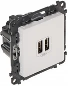 Gniazdka elektryczne - LEGRAND Gniazdo łądowania USB 2.4A/5V Legrand 753112 LE-753112 - miniaturka - grafika 1