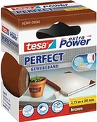 Taśmy klejące - TESA extra Power Perfect tkaninowa taśma klejąca do majsterkowania samoprzylepna taśma wzmacniana tkaniną szeroka gama zastosowań 2,75 m x 38 mm, brązowy 56343-00041-03 - miniaturka - grafika 1