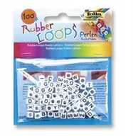 Zabawki kreatywne - Gumki do zaplatania kostki z literkami 100 szt - miniaturka - grafika 1