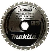 Inne - Makita Specialized brzeszczot do piły, 136 X 20 MM, 30Z, B-33526 B-33526 - miniaturka - grafika 1