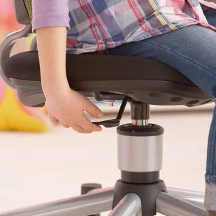 Fotel biurowy, krzesło biurowe Kettler fotel do biurka BEN, czerwono-czarny, 6724-600 6724-600 - Fotele i krzesła biurowe - miniaturka - grafika 3