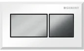 Przyciski spłukujące - Geberit Sigma Przycisk spłukujący pneumatyczny biały połysk 116.053.KT.1 - miniaturka - grafika 1