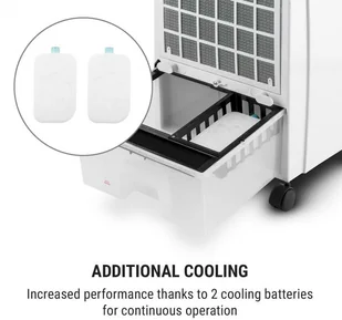 OneConcept OneConcept CTR-1 v2 schładzacz powietrza 4-w-1 klimatyzator przenośny 65 W pilot ACO-CTR1 V2 - Klimatory - miniaturka - grafika 6