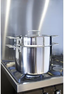 Demeyere Demeyere - Garnek niski z pokrywką Industry 4 L 40850-741-0 - Garnki - miniaturka - grafika 11