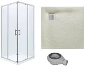 Kabiny prysznicowe - Roca Town Square 90x90 AMP160901M+AP0338438401300 - miniaturka - grafika 1