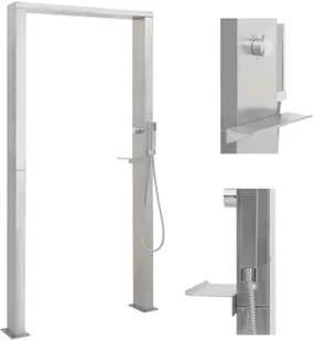 vidaXL klasyczna z deszczownicą z baterią chrom 48201 48201 - Inne akcesoria do nawadniania - miniaturka - grafika 3