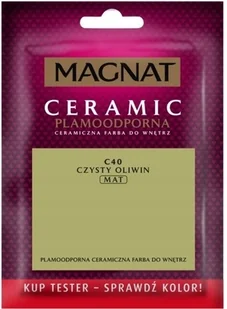 Magnat Tester Ceramic czysty oliwin 30 ml - Farby wewnętrzne - miniaturka - grafika 2
