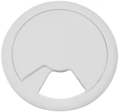 Zawiasy, okucia i inne akcesoria - Przelotka do kabli biała - miniaturka - grafika 1