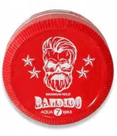 Kosmetyki do stylizacji włosów - BANDIDO BANDIDO AQUA 7 RED Elastyczny MOCNY wosk WŁOSY 150 - miniaturka - grafika 1