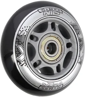 Nils EXTREME PU 70x24 82A CZARNE N (4 szt.) + ABEC-9 (8 szt.) ZESTAW EXTREME - Akcesoria do skatingu - miniaturka - grafika 2