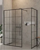 Kabiny prysznicowe - New Trendy Walk-in 130x100 New Modus Black EXK-0281 - miniaturka - grafika 1