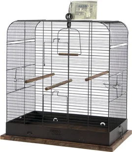 Zolux Klatka Retro Madel dla ptaków 54x34x53 cm kol czarny - Klatki i wyposażenie dla ptaków - miniaturka - grafika 4