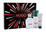 Zestawy kosmetyków męskich - Hugo Boss Hugo Man zestaw 125 ml Edt 125 ml + Dezodorant 150 ml + Żel pod prysznic 50 ml dla mężczyzn - miniaturka - grafika 1