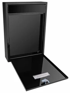 Velleman Perel Skrzynka na listy Ibiza, czarna, BG40002 - Skrzynki na listy - miniaturka - grafika 2