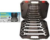 Klucze i nasadki - Kraftmann ring-klucz zapadkowy zestaw, 8  32, 30006 - miniaturka - grafika 1