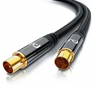 Kable - CSL-Computer CSL  2 m HDTV kabel antenowy z Braiding  wtyczka koncentryczna do złącza koaksjalnego  135 dB 75 omów  DVB-T i DVB-T2 DVB-C DVB-S DVB-S2 radio UKW DAB 722304916722 - miniaturka - grafika 1