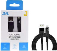 Kable USB - JML Kabel USB CD-111 Lightning 2A 1 m czarny 133634 - miniaturka - grafika 1