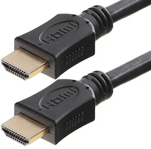 Helos helos kabel HDMI A St/St, wysoka prędkość, Full HD, 4K, UHD, pozłacane końcówki, czarny, czarny - Kable - miniaturka - grafika 2