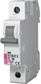 Bezpieczniki elektryczne - ETI Polam ETI Wyłącznik nadprądowy ETIMAT6 1-polowy 6kA C 10A 002141514 ETIMAT6 1P 6KA C 10A - miniaturka - grafika 1