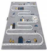 Dywany dla dzieci - Dywan Dziecięcy Petit 240x330 Ulica szary #GR3527 - miniaturka - grafika 1