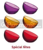 Inne naczynia kuchenne - La Rochere MISECZKI DO LODÓW Bubble kolor - KOMPLET 6 SZTUK - miniaturka - grafika 1