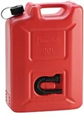 Kanistry - hünersdorff Kanister paliwa PROFI 20l do benzyny, oleju napędowego i innych materiałów niebezpiecznych, zatwierdzony przez ONZ, wyprodukowany w Niemczech, testowany przez TÜV, czerwony. 802060 - miniaturka - grafika 1