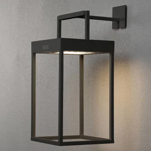 Konstsmide Latarnia solarna LED Portofino ściana/stół, czarna - Lampy ogrodowe - miniaturka - grafika 2