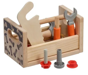 Lucy & Leo Skrzyneczka z narzędziami 2w1 - stolik majsterkowicza LL182 - Mały majsterkowicz - miniaturka - grafika 4