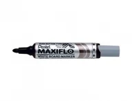 Markery do tablic - Pentel Marker do tablic Maxiflo MWL5M czar.(12szt) - miniaturka - grafika 1