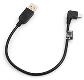 Kable USB - System-S Micro USB kątowy 90 ° stopni po prawej stronie wtykiem kątowym kablem do transmisji danych i ładowania kabla ok. 27 cm 53525933 - miniaturka - grafika 1