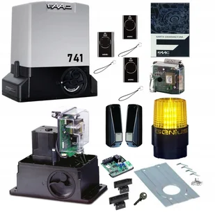 FAAC Napęd do bramy przesuwnej 741 - Do 900 Kg - Napędy i siłowniki do bram - miniaturka - grafika 4