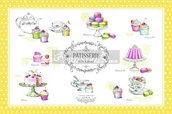 Obrusy i serwetki - Nuova R2S Easy life r2s DUŻA PODKŁADKA NA STÓŁ Patisserie YELLOW (550 GOM1) - miniaturka - grafika 1