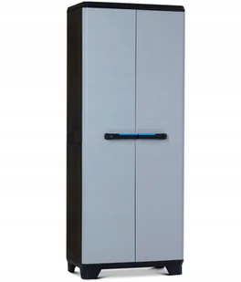 Kis KIS szafka z tworzywa sztucznego "Linear" o wysokiej, 1 sztuki, jasno-szary/czarny, 9724000 0616 02 9724000 0616 02 - Skrzynie ogrodowe - miniaturka - grafika 2