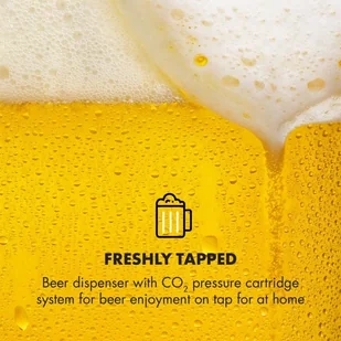 Klarstein Klarstein Skal dystrybutor piwa dozownik schładzacz piwa 5l beczki CO2 stal nierdzewna czarny TK49-Skal-BL - Pozostałe akcesoria barmańskie - miniaturka - grafika 4