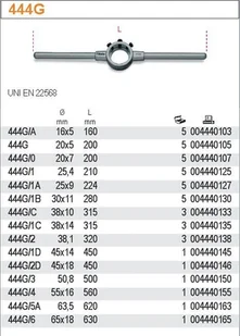 BETA OPRAWKA DO NARZYNEK FI 65X18MM 444G/6 - Gwintowniki - miniaturka - grafika 2