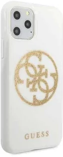 Guess Circle Glitter 4G Etui iPhone 11 Pro biały 10_15924 - Etui i futerały do telefonów - miniaturka - grafika 16