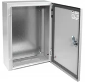 Bezpieczniki elektryczne - Skrzynka Elektryczna Rozdzielnia Metalowa 25x20x15 - miniaturka - grafika 1